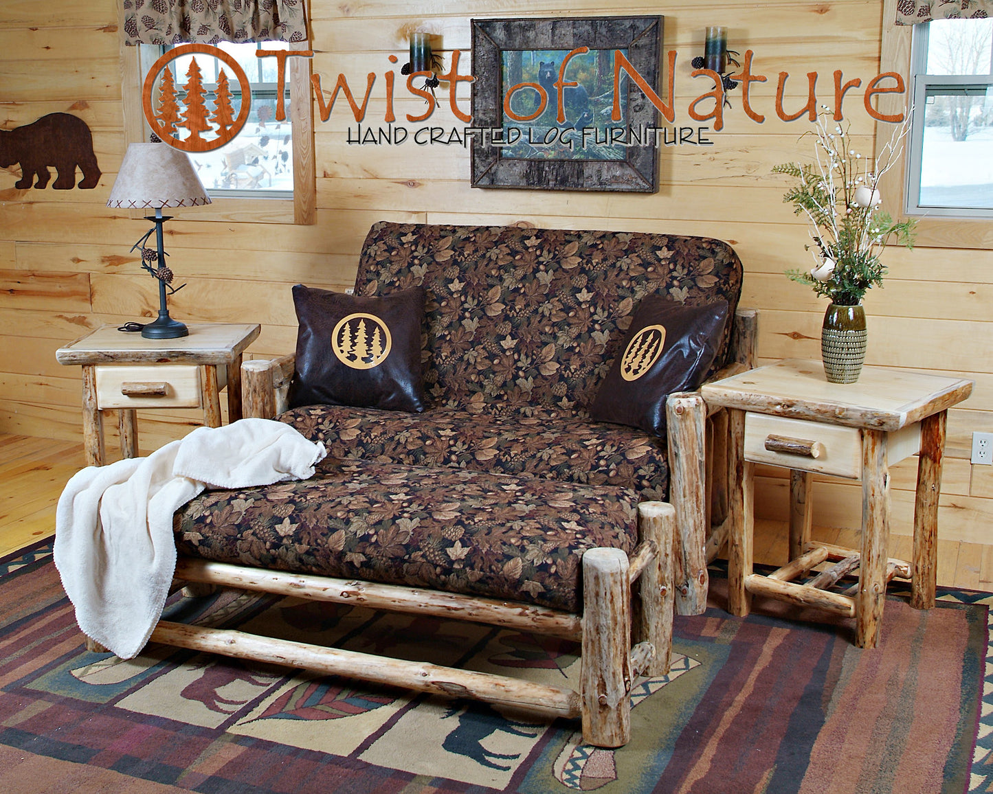 Loveseat Ottoman