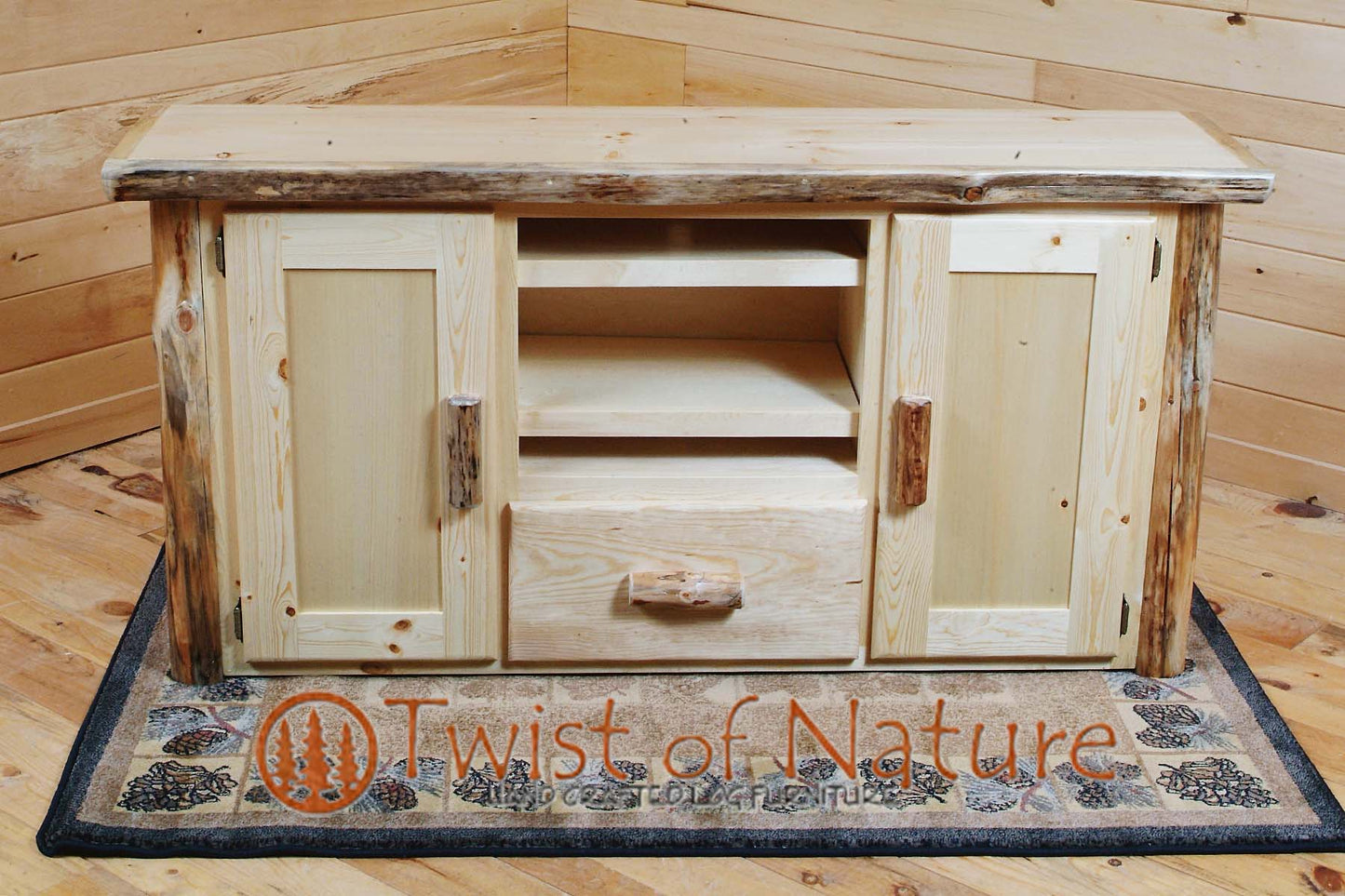 Log Entertainment Center