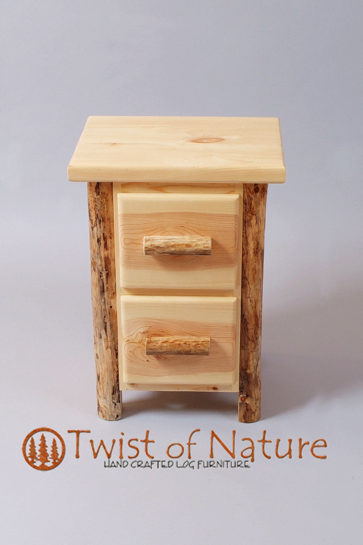 Space Saver 2 Drawer Nightstand/Endtable