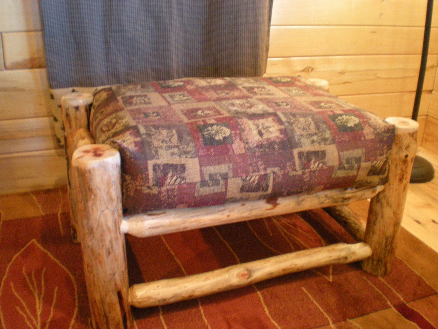 Log Chair Ottoman