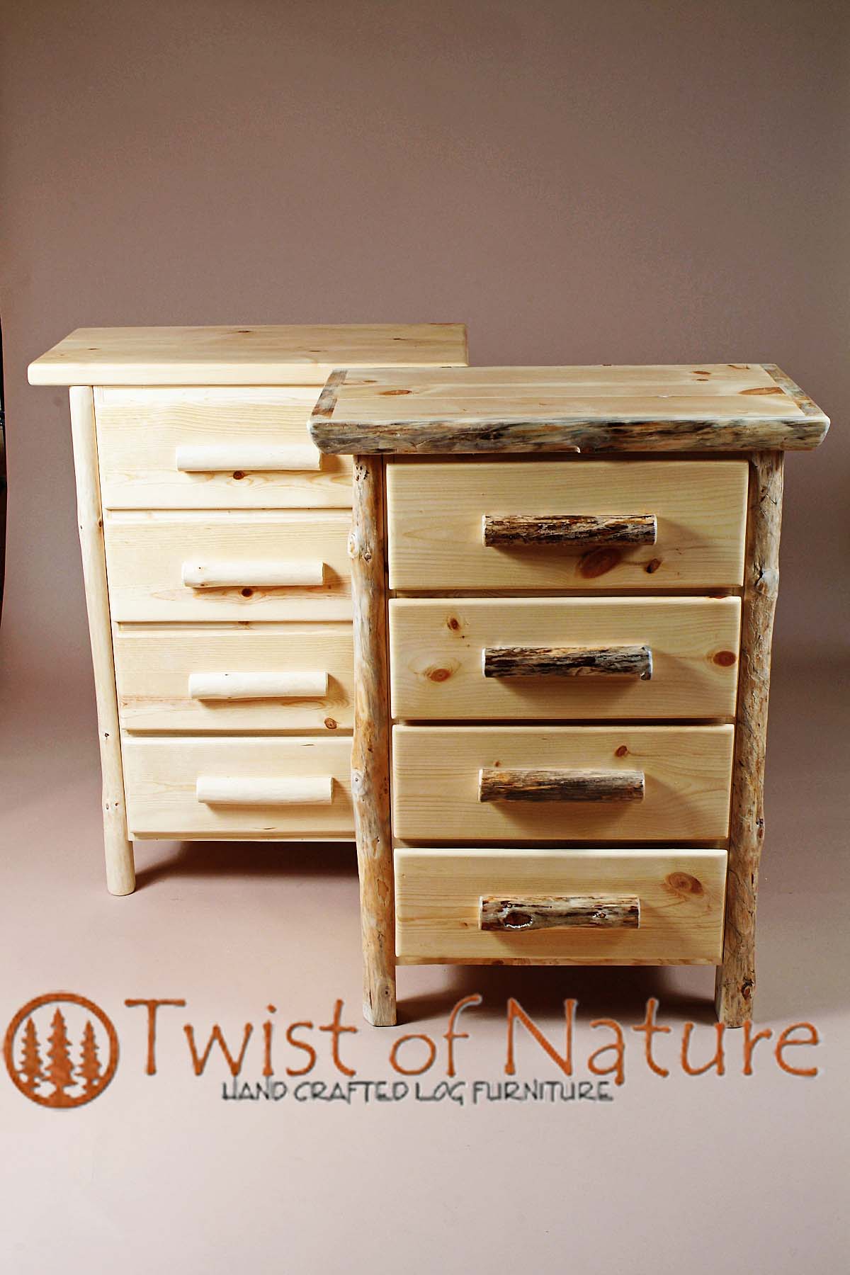 Tall Log Dresser Twist of Nature Tall Log Dresser Twist of Nature