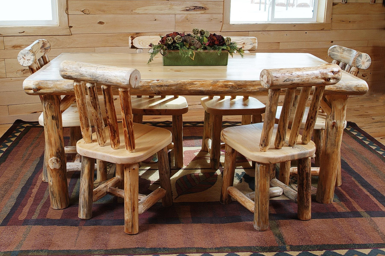 Log Dining Room Table