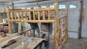 Classic Log Bunk Bed