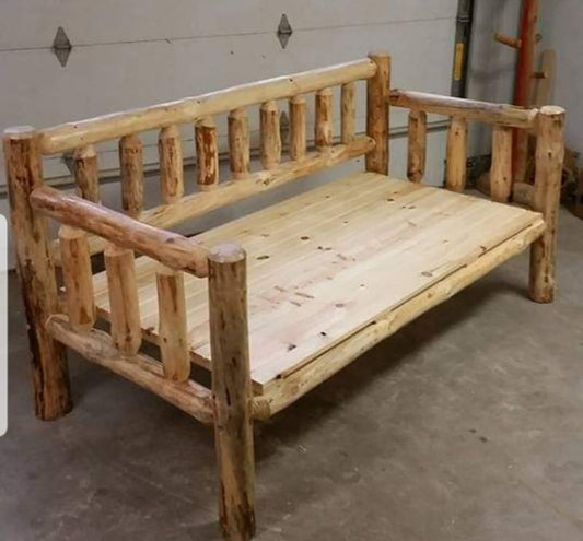 Log Daybed Frame (Ready to Assemble)