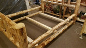 Deluxe Double Rail Log Bed - Twist of Nature