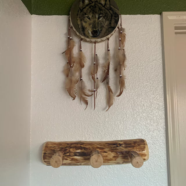 Log Coat Rack - Twist of Nature