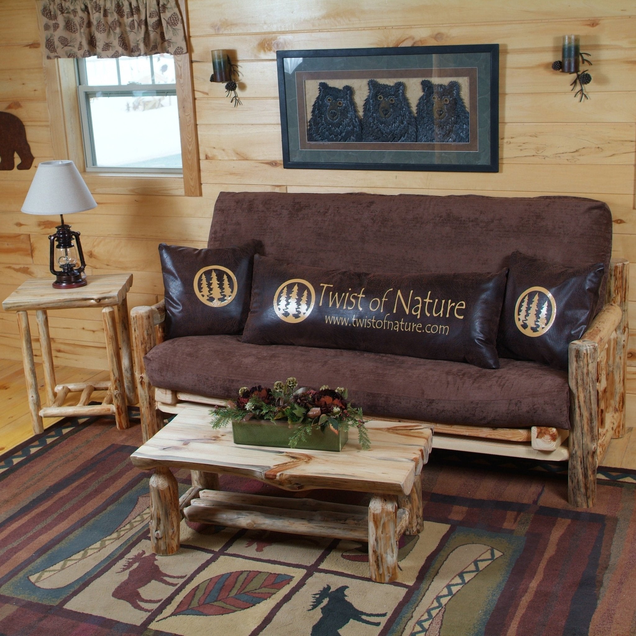 Log Futon Sofa - Twist of Nature