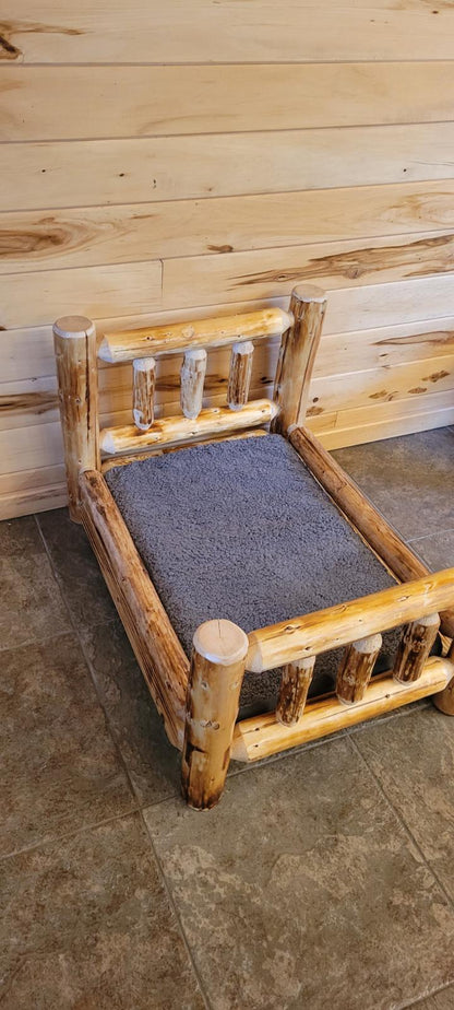 Log Dog Bed (Ready to Assemble)