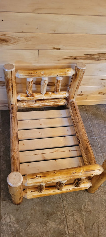 Log Dog Bed (Ready to Assemble)