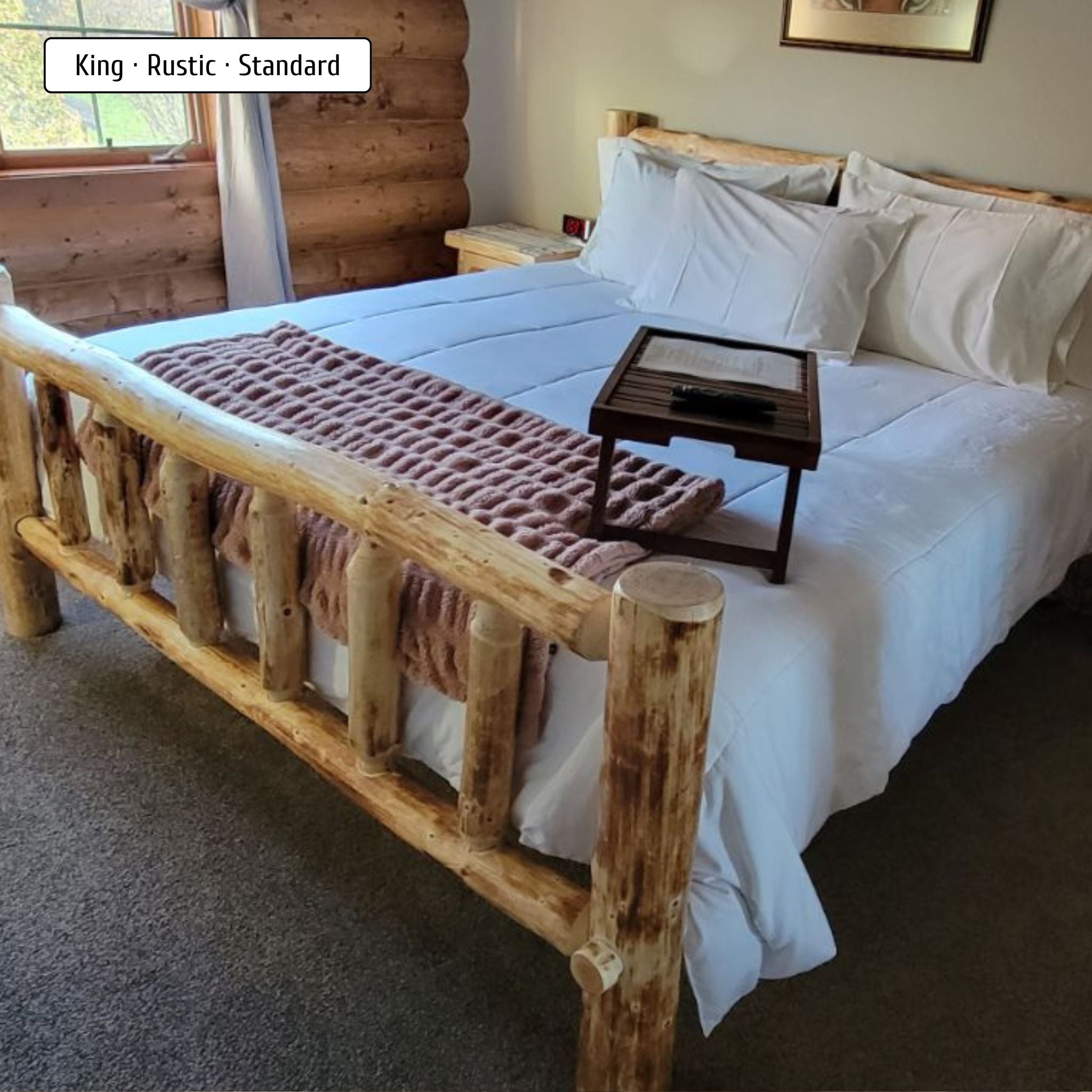 Storage - Friendly Platform Log Bed - Twist of Nature