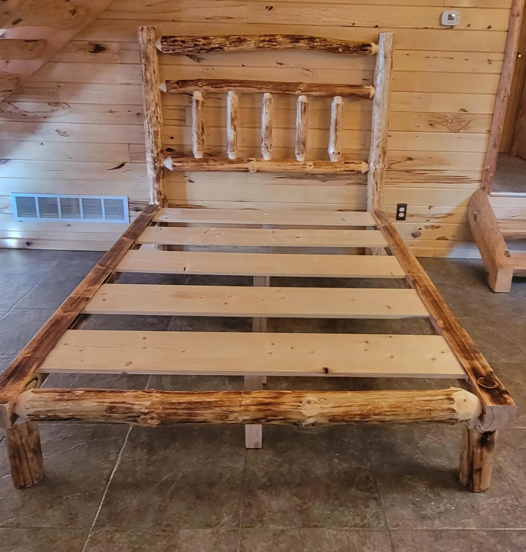 Storage-Friendly Space Saving Platform Log Bed - Twist of Nature