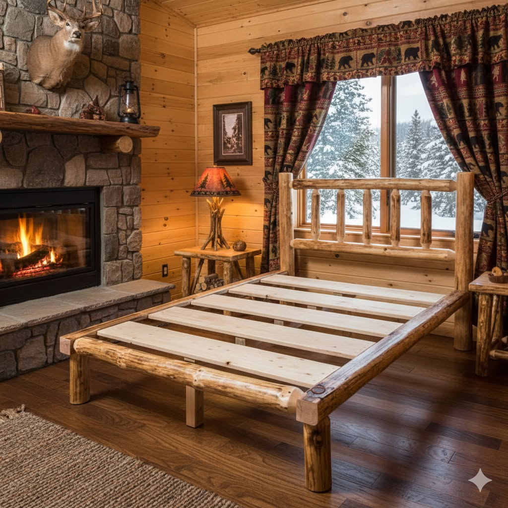 Storage - Friendly Space Saving Platform Log Bed - Twist of Nature