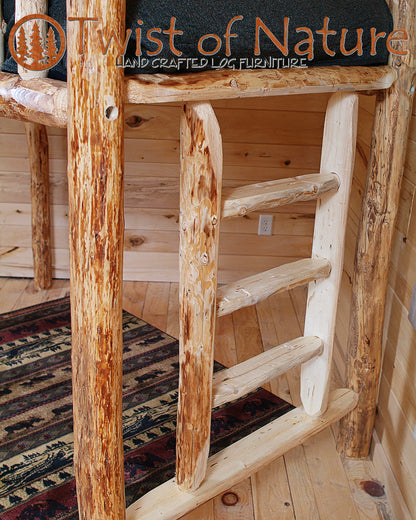 Log Space Saver/Loft Bed Frame (Ready to Assemble)