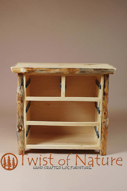 Split Drawer Log Dresser