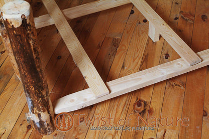 Deluxe Standard Log Bed Frame (Ready to Assemble)