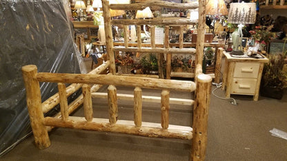 Deluxe Double Log Sided Rustic Bed Frame Kit