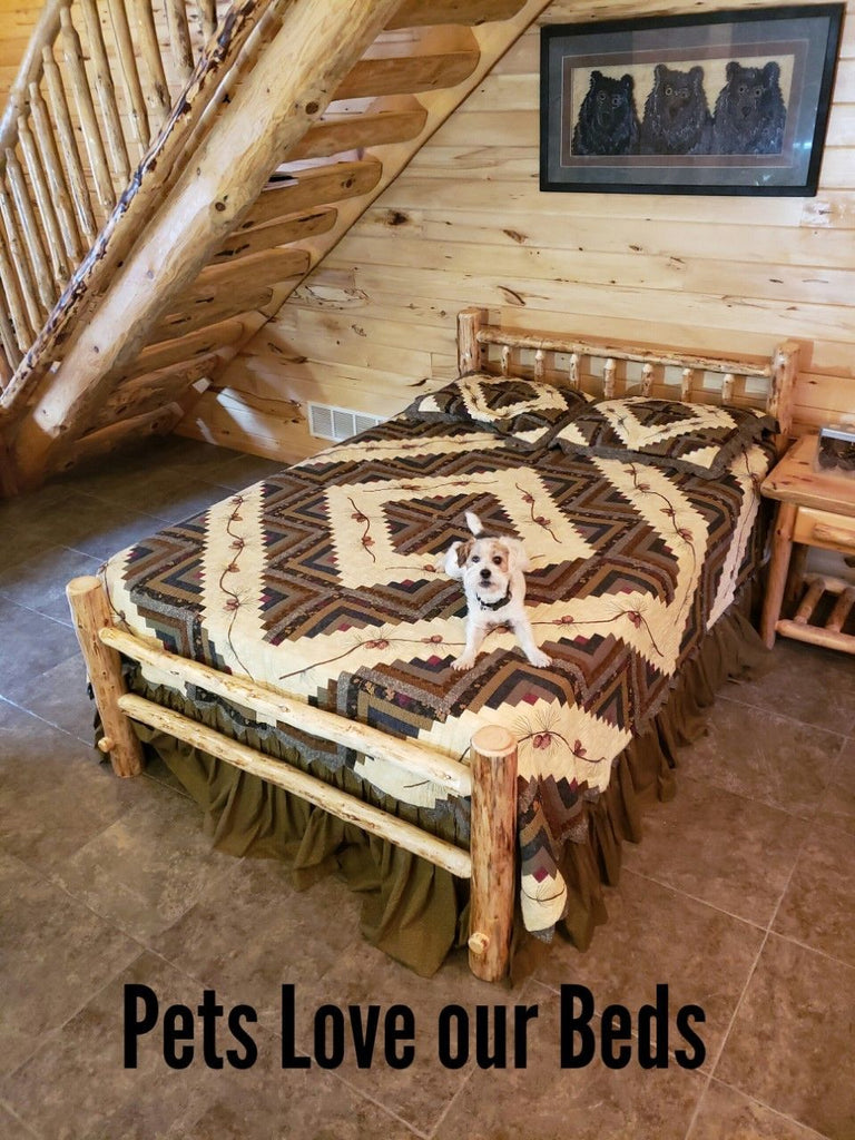 Wilderness Rustic Log Bed Frame Kit