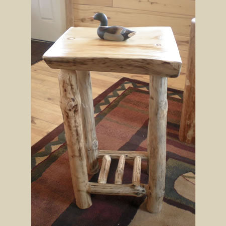 Slab (Live Edged) End Table