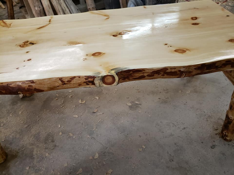 Log Dining Table
