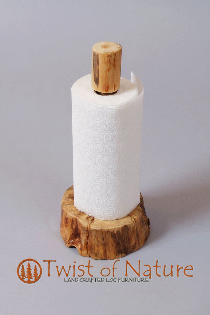 Log Paper Towel Holder (Countertop)
