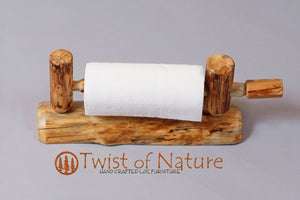 Log Paper Towel Holder (Wall Mount)
