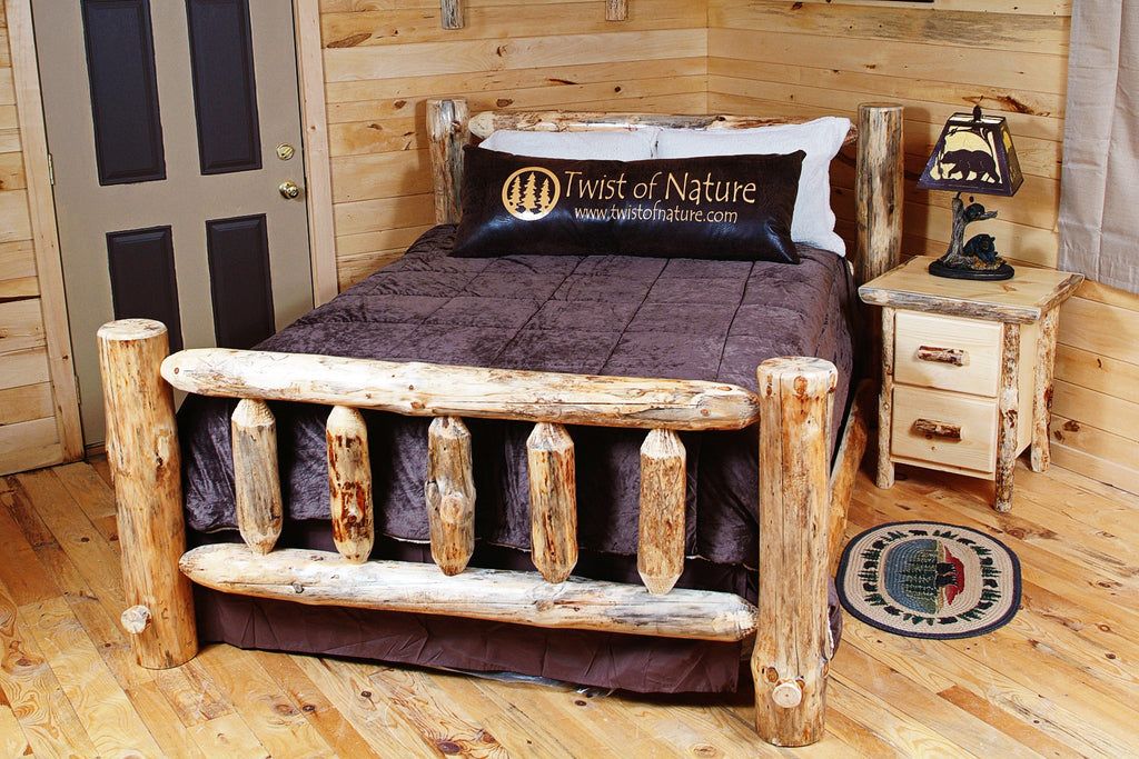Log Cabin Bed (Not Kit Form, Ships Freight)