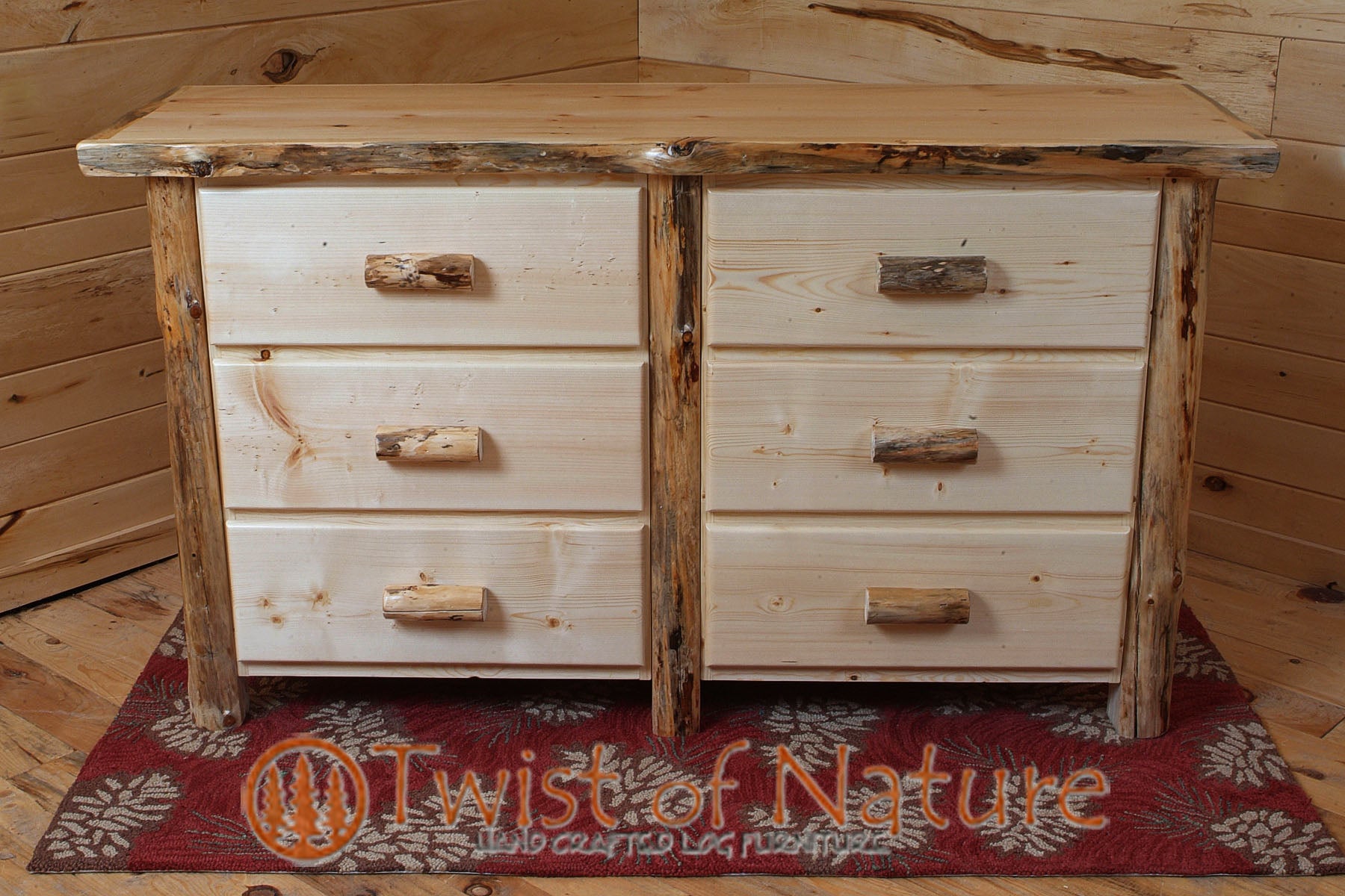 Large Log Dresser – 66″ Side by Side