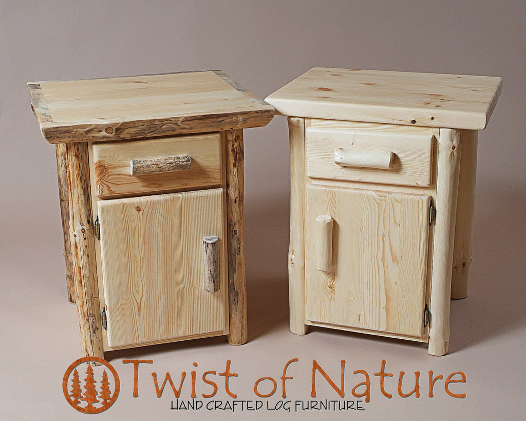 Door and Drawer Nightstand