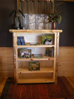 Log Bookcase