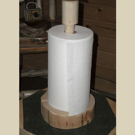 Log Paper Towel Holder (Countertop)