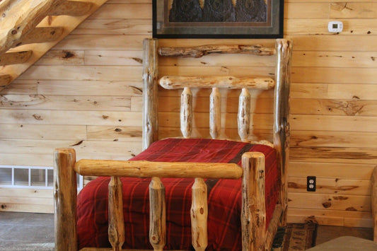 Deluxe Log Cabin Bed Frame (Ready to Assemble)
