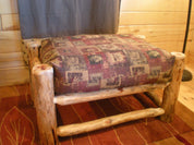 Log Chair Ottoman - Twist of Nature