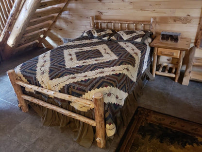 Wilderness Rustic Log Bed Frame (Ready to Assemble)