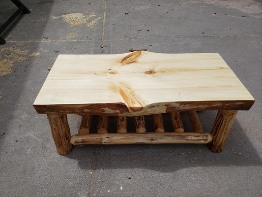 Slab Top (Live Edged) Coffee Table