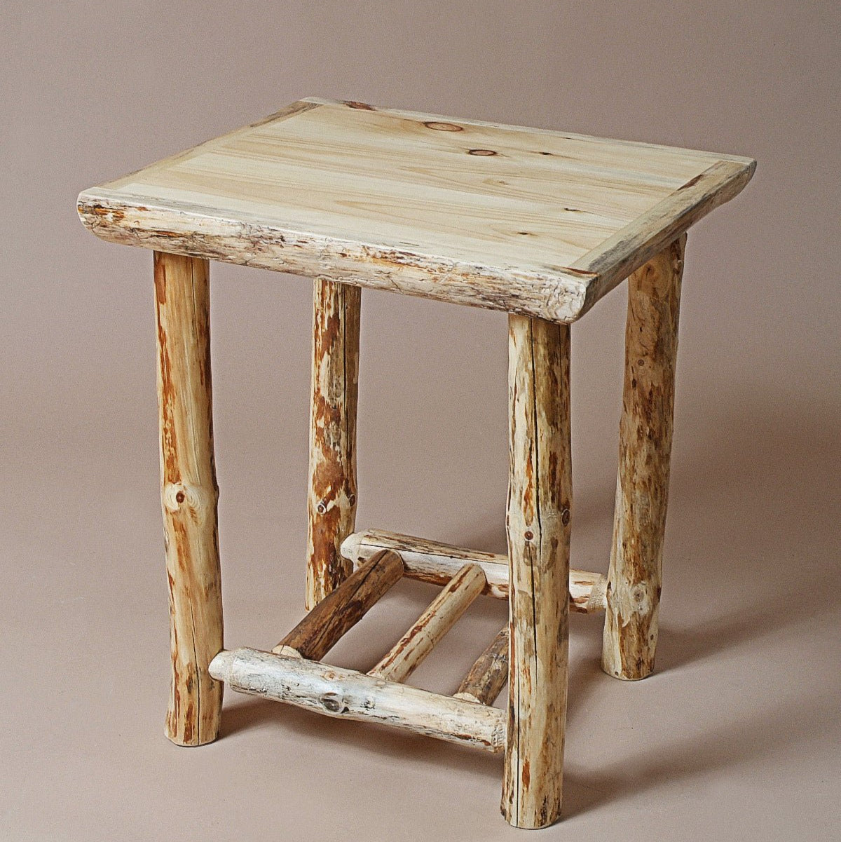 Standard Log Nightstand - Twist of Nature