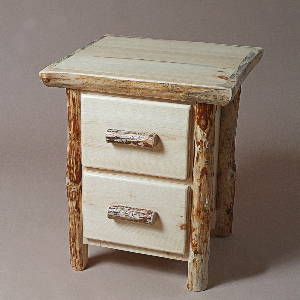Standard Nightstand - 2 - Drawer - Twist of Nature