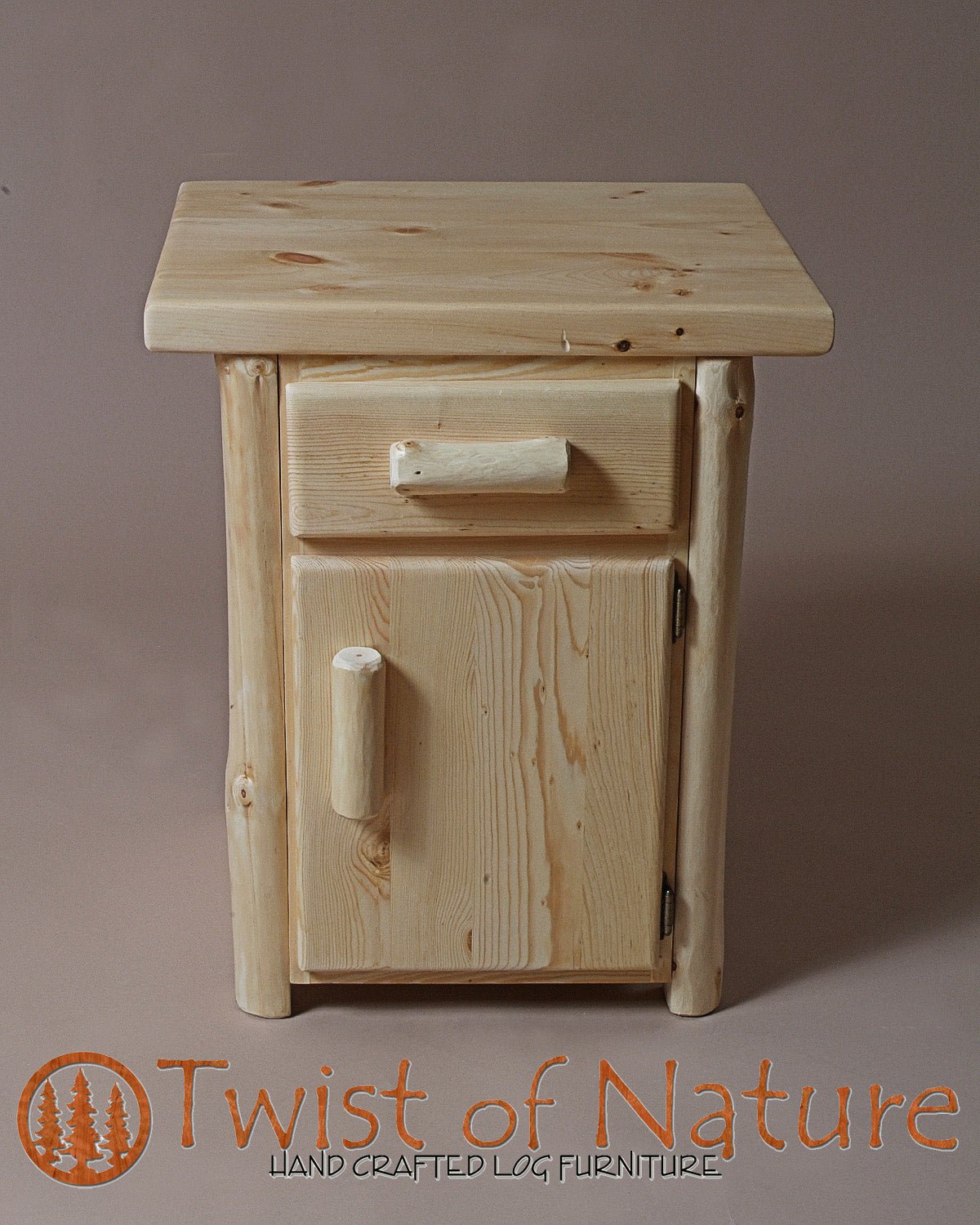 Standard Nightstand - Door & Drawer - Twist of Nature