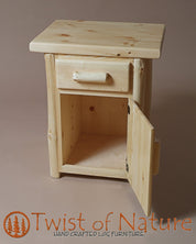 Standard Nightstand - Door & Drawer - Twist of Nature