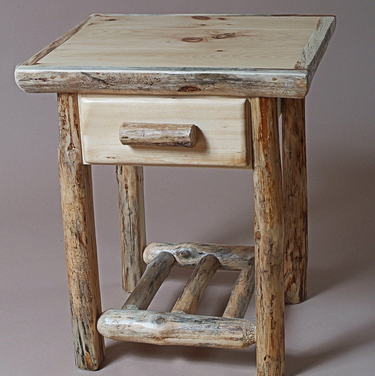 Standard Nightstand - Drawer & Shelf - Twist of Nature