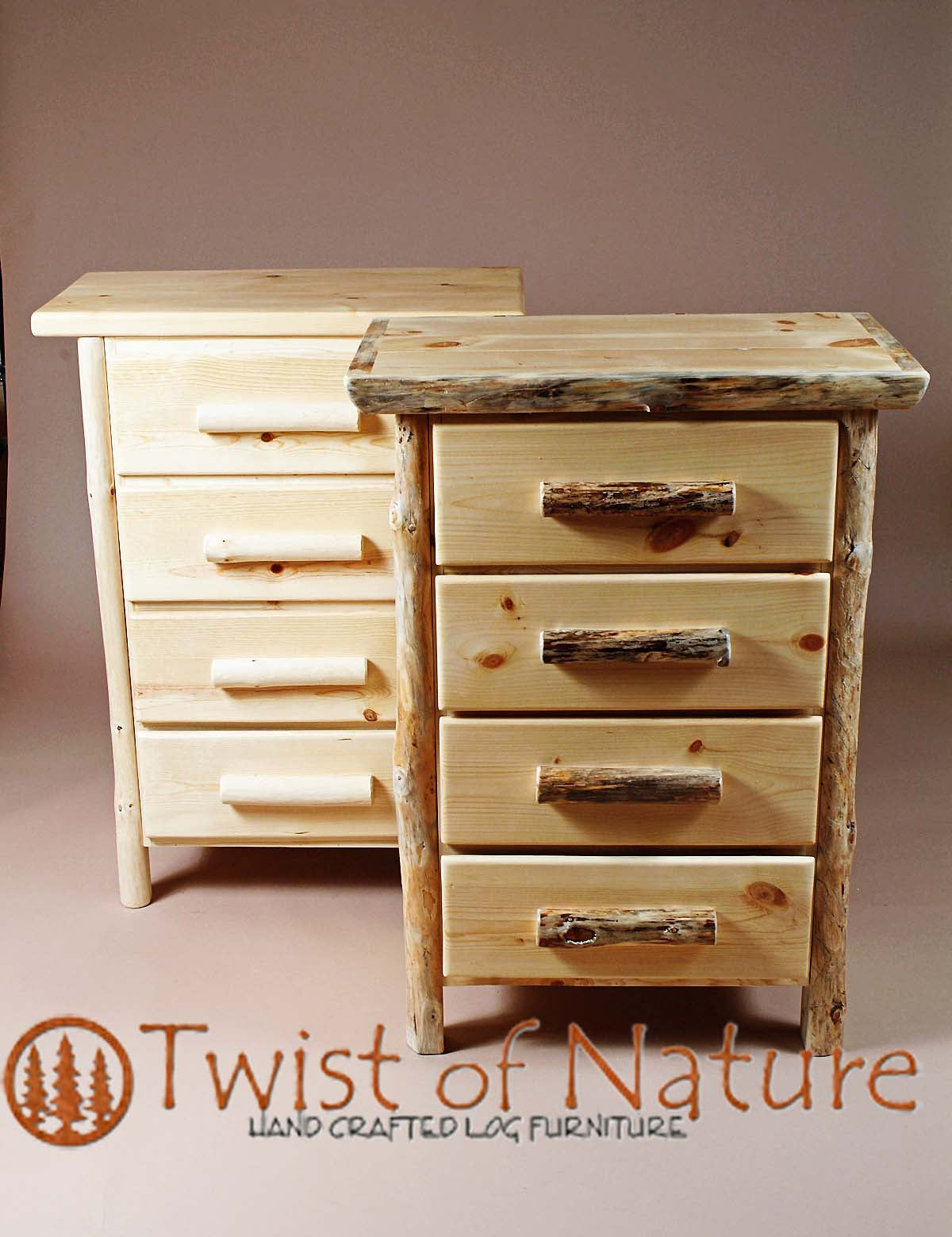 Upright Log Dresser - Twist of Nature